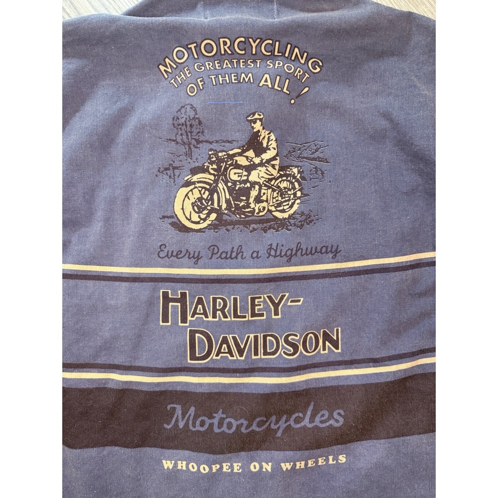 Vintage Harley-Davidson Motorcycles Shirt Men's Small Fit Graphic Workwear - Picture 8 of 8